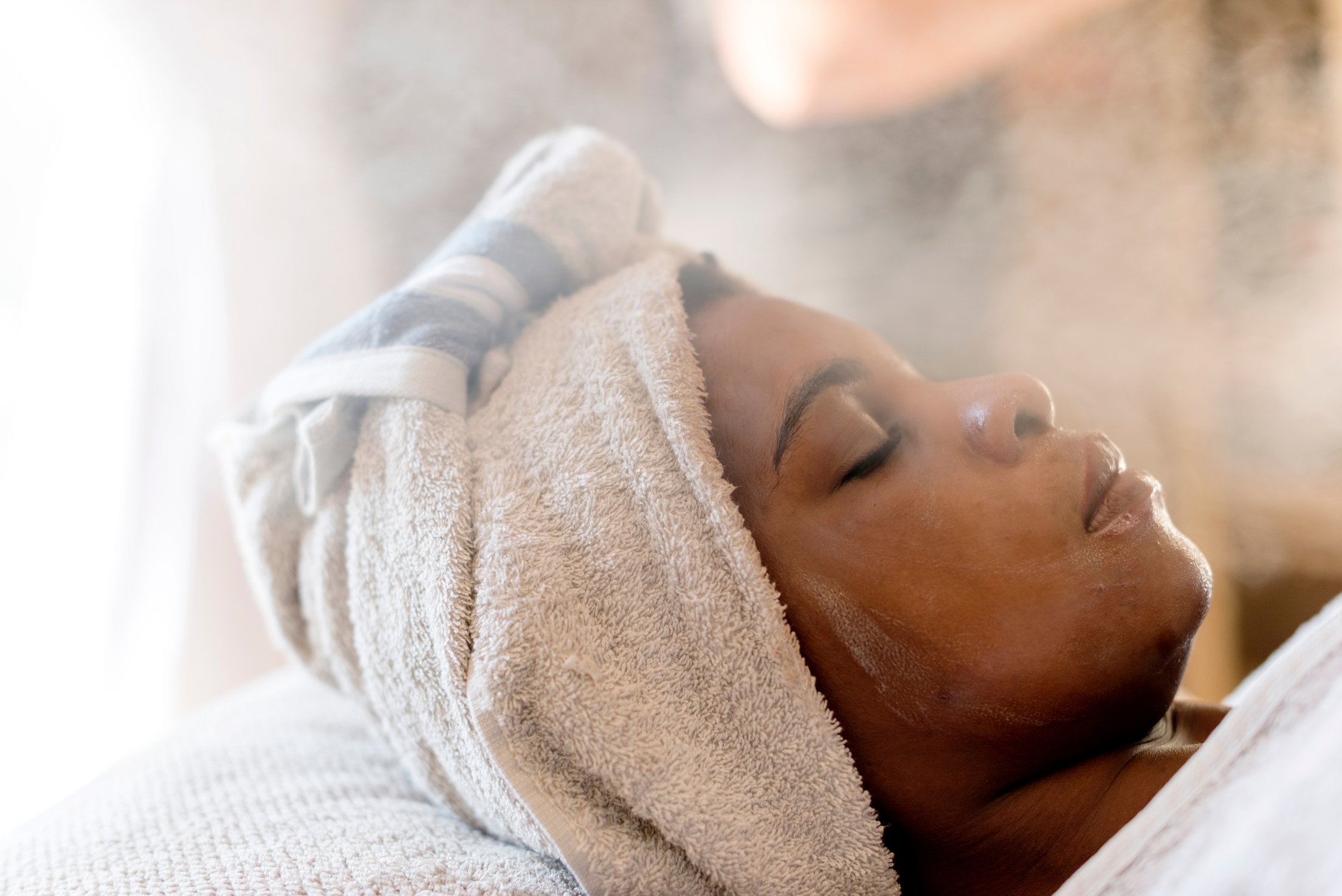 Steaming Treatment At The Spa